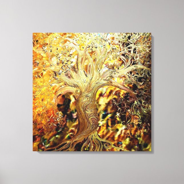 Toile Bush en feu (Recto)