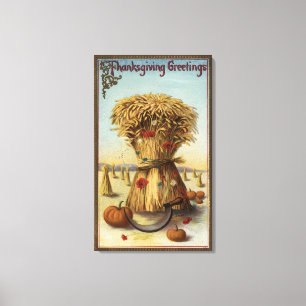 Toile Bushel de Hay et Scythe