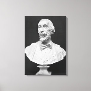 Toile Buste d'Auguste Vacquerie