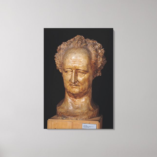 Toile Buste de Johann Wolfgang von Goethe, 1831 (Recto)