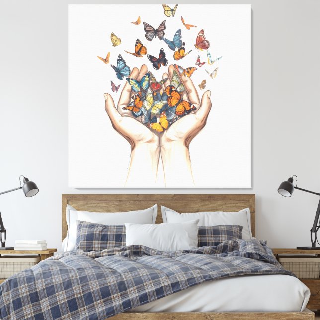 Toile Butterflies (Insitu(Chambre))