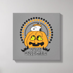 Toile cacahuètes   Bonne Halloween