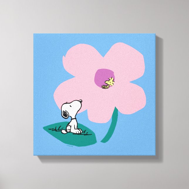 Toile cacahuètes | Illustration Nature Rose Flower (Recto)