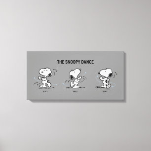Toile cacahuètes La Danse Snoopy