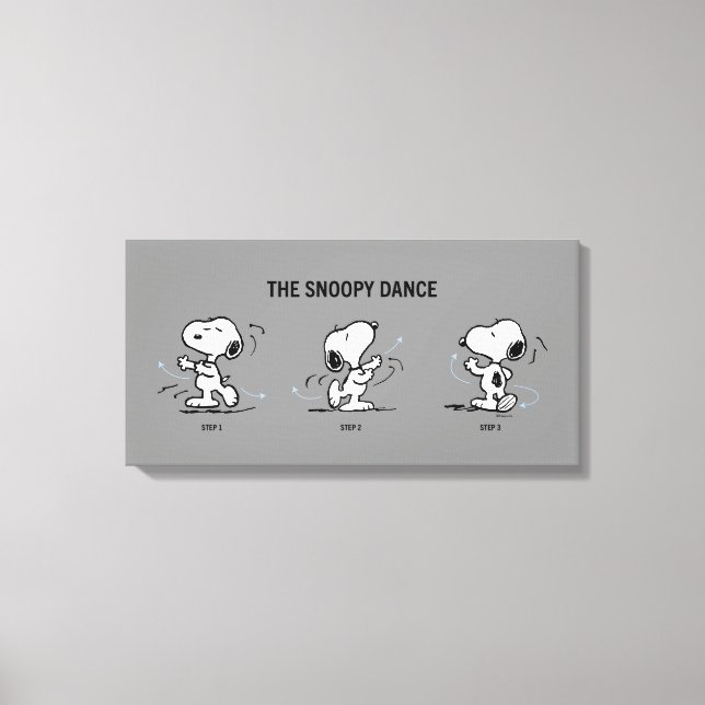 Toile cacahuètes | La Danse Snoopy (Recto)