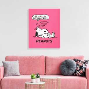 Toile cacahuètes   La vie est pleine de Rude Awakenings