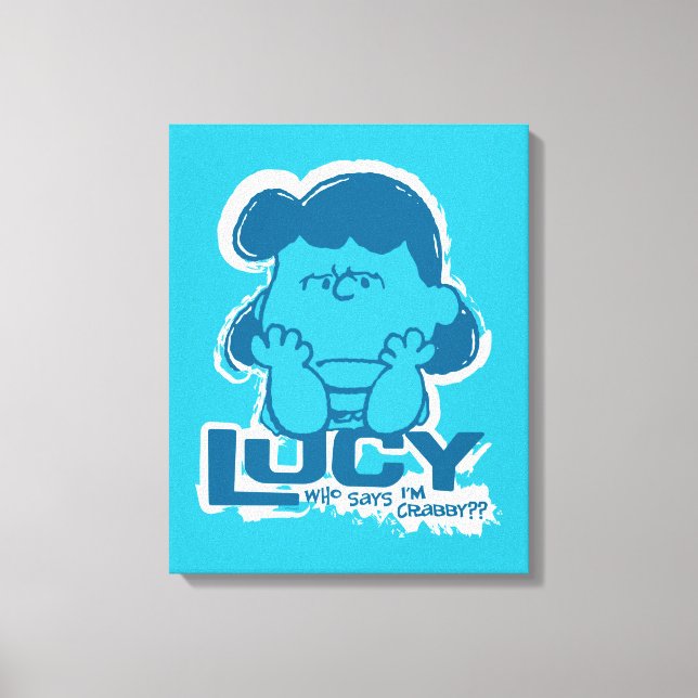 Toile cacahuètes | Lucy Who Says I'm Crabby? ? (Recto)