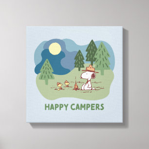 Toile cacahuètes Site du camp de Snoopy & Woodstock