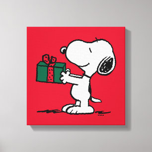 Toile cacahuètes   Snoopy Christmas Gift Giver