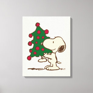 Toile cacahuètes   Snoopy Christmas Tree