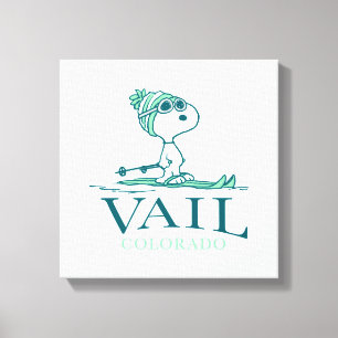 Toile cacahuètes   Snoopy Vail Colorado