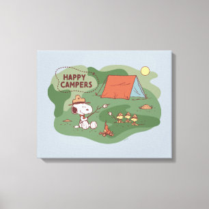 Toile cacahuètes   Snoopy & Woodstock Happy Campers 2
