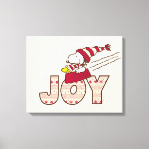 Toile cacahuètes   Snoopy & Woodstock Joy Sled Ride