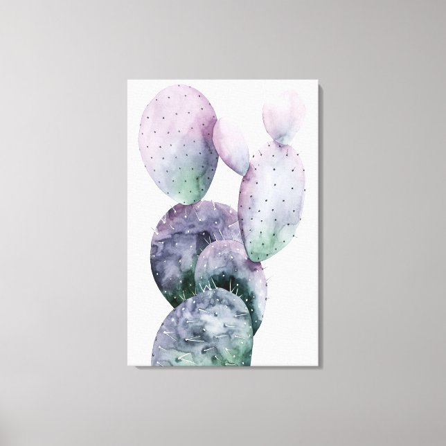 Toile Cactus pourpre (Recto)
