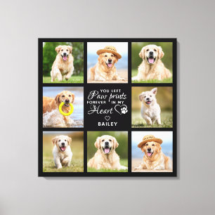 Toile Cadeau commémoratif pour animaux de compagnie pers