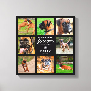 Toile Cadeau commémoratif pour animaux   In Love Memory 