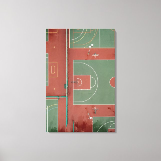 Toile Cadeau de basket-ball cool (Recto)