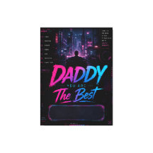 Cadeau personnalisé de la fête des pères Synthwave