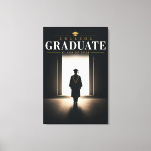 Toile Cadeau personnalisé pour diplômé de l'université 2