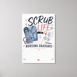 Toile Cadeau pour la remise des diplômes d'infirmière de