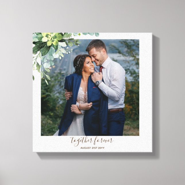 Toile Cadeaux de fête de mariée sur mesure cadeau de ver (Recto)