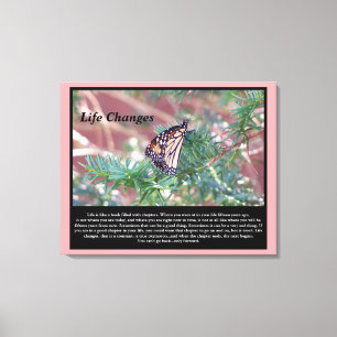 Toile Cadeaux inspirants Changements de durée de vie