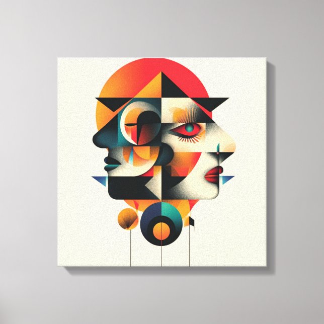 Toile Cadre art abstrait (Recto)