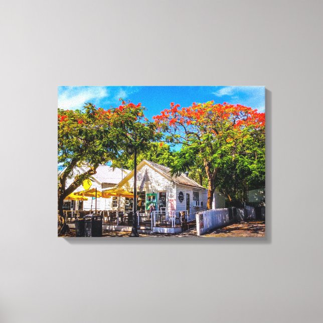 Toile Café de chats à six pieds (Recto)