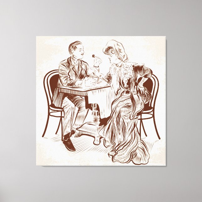 Toile café et amour (Recto)