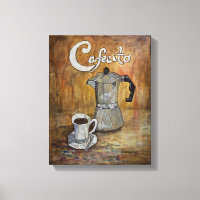 Cafecito - Cubain Canvas Café Imprimer