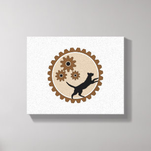 Toile cage à moteur pour chien avec roues