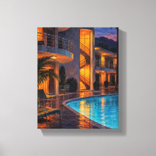 Toile Cage d'escalier Topaze au Motel Blue Hour - Neo De