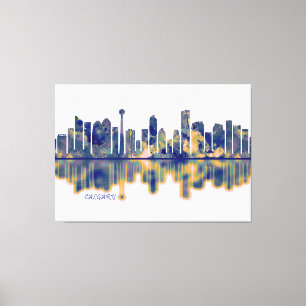Toile Calgary Skyline