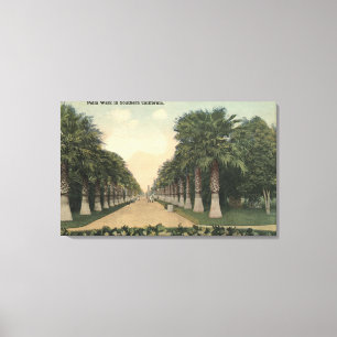Toile CaliforniaPalms Allong Road