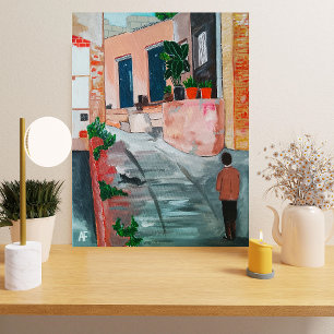 Toile Calle Del San Miguel Peinture d'Alfred Fox