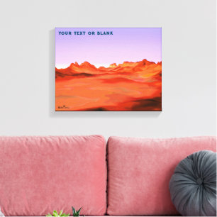 Toile Calme du désert