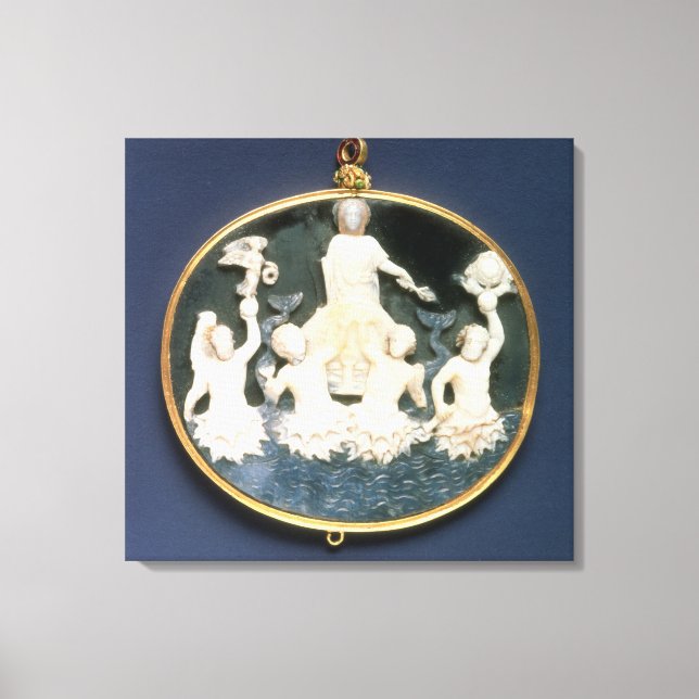 Toile Cameo commémorant la victoire navale de (Recto)