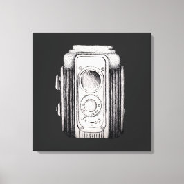 Toile Caméra vintage Noir Sans libellé