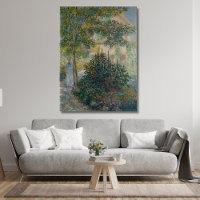 Camille Monet dans le jardin Argenteuil