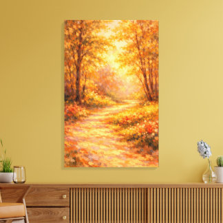 Toile Caminho da Floresta Impressionista