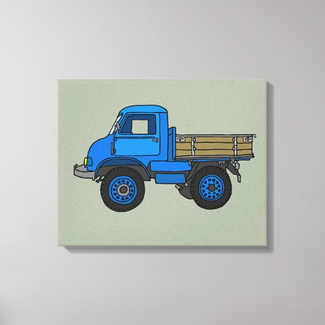 Toile Camion bleu (Recto)