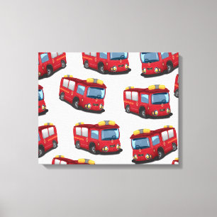 Toile Camion de pompiers