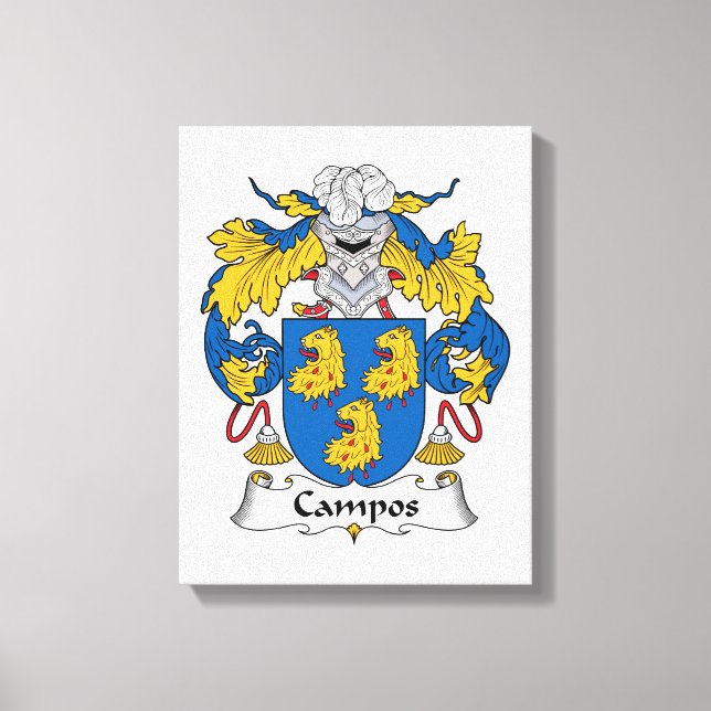 Toile Campos Family Crest (Recto)