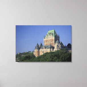 Toile Canada, Québec. Château Frontenac.
