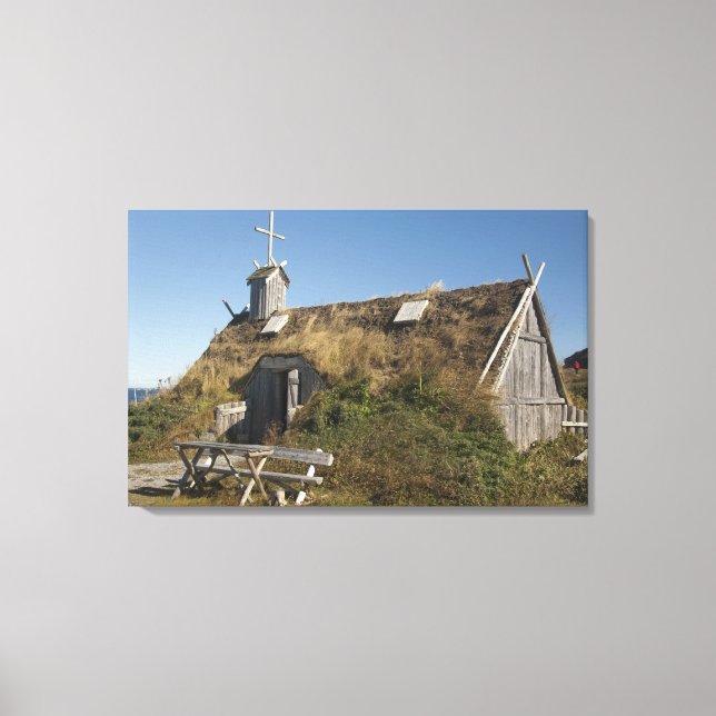 Toile Canada, Terre-Neuve-et-Labrador, L'Anse Aux (Recto)