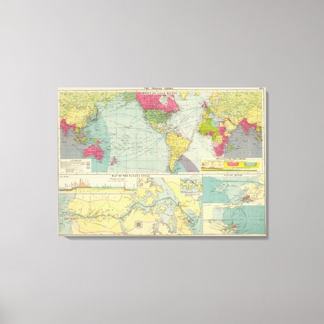 Toile Canal de Panama (Recto)