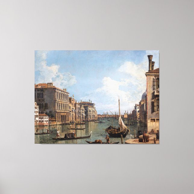 Toile Canaletto Vue sur le Grand Canal (Recto)