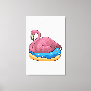 Toile Canard avec Donut