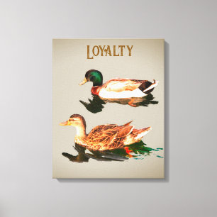 Toile Canards colverts. Loyauté