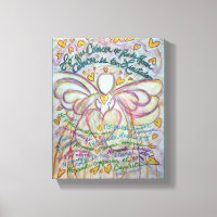 Cáncer No Puede Hacer Angel Canvas Peinture Art